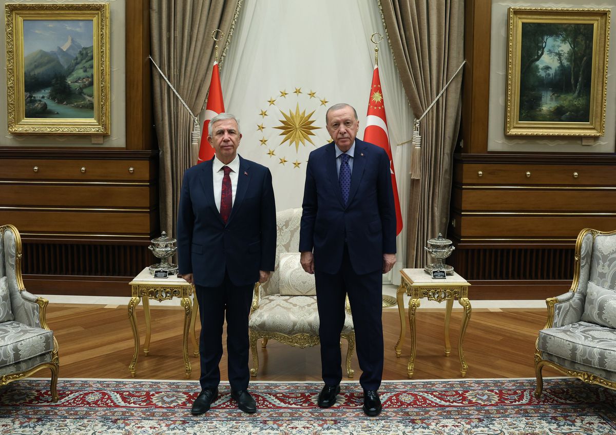 Cumhurbaşkanı Erdoğan, ABB Başkanı Yavaş'ı kabul etti