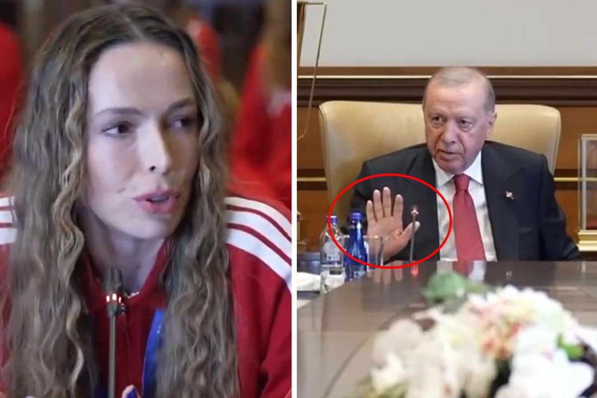 Cumhurbaşkanı Erdoğan ile Eda Erdem arasında gülümseten diyalog