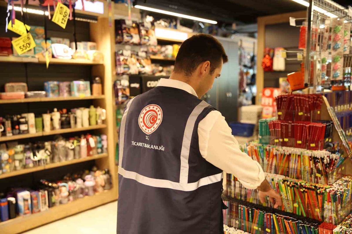 Denizli’de kırtasiye ve okul ürünlerine yönelik denetimler yoğunlaştırıldı