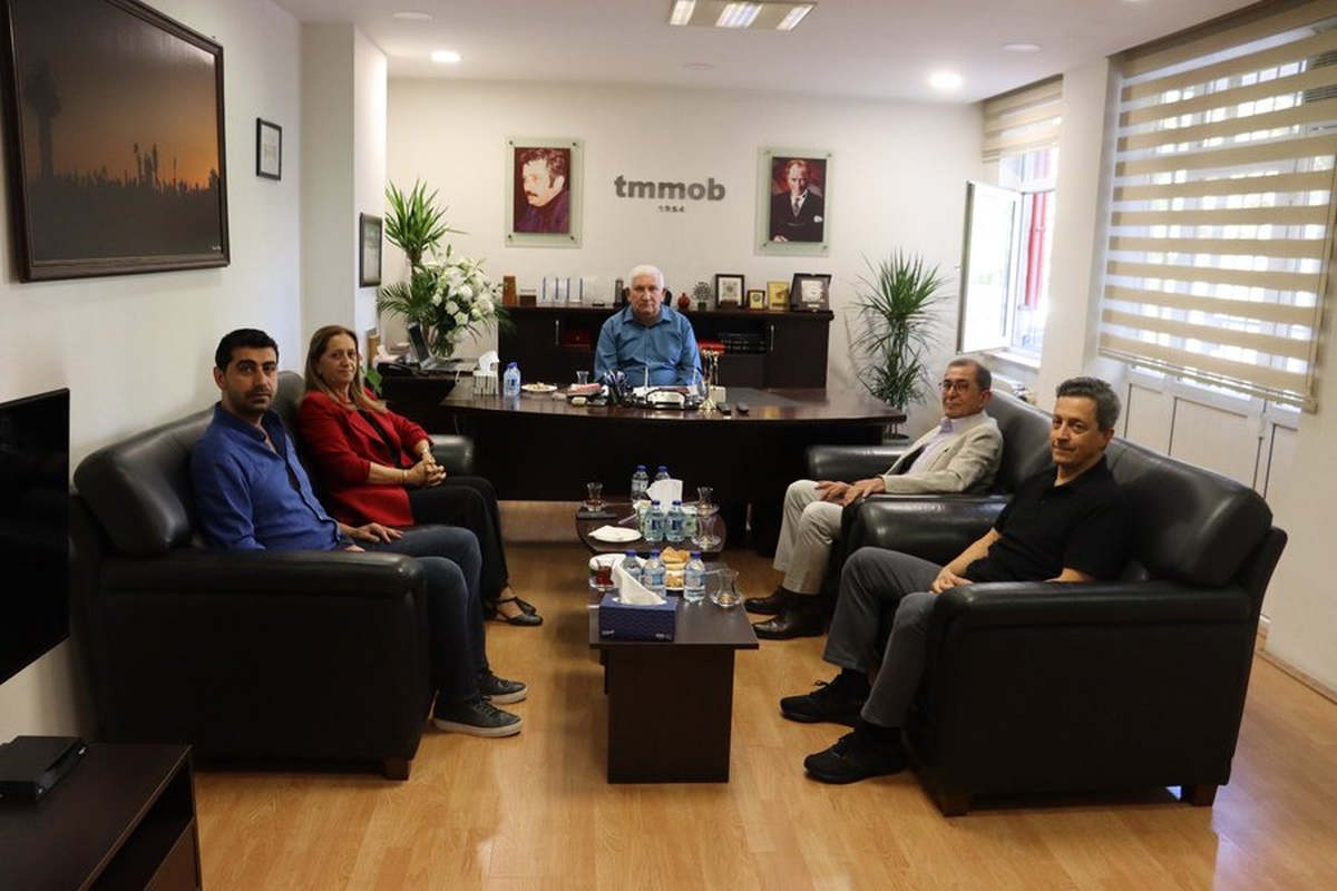 DİSK Genel Başkanı Çerkezoğlu'ndan TMMOB'a ziyaret