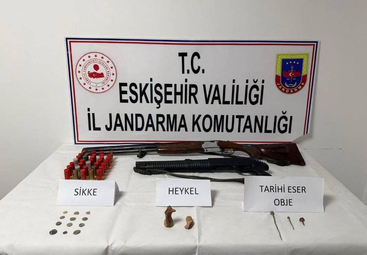 Eskişehir’de tarihi eser operasyonu: 1 şüpheli tutuklandı