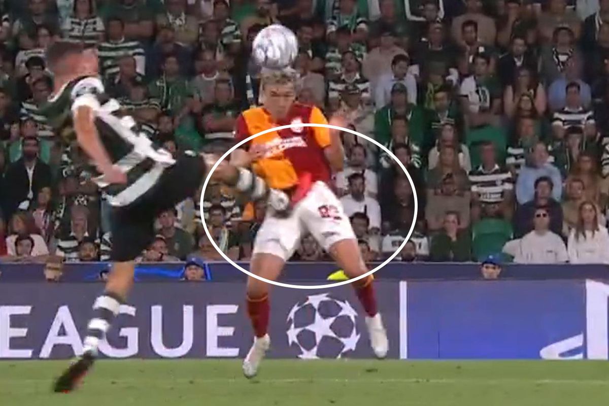 Galatasaray, Sporting karşısında kırmızı kart bekledi