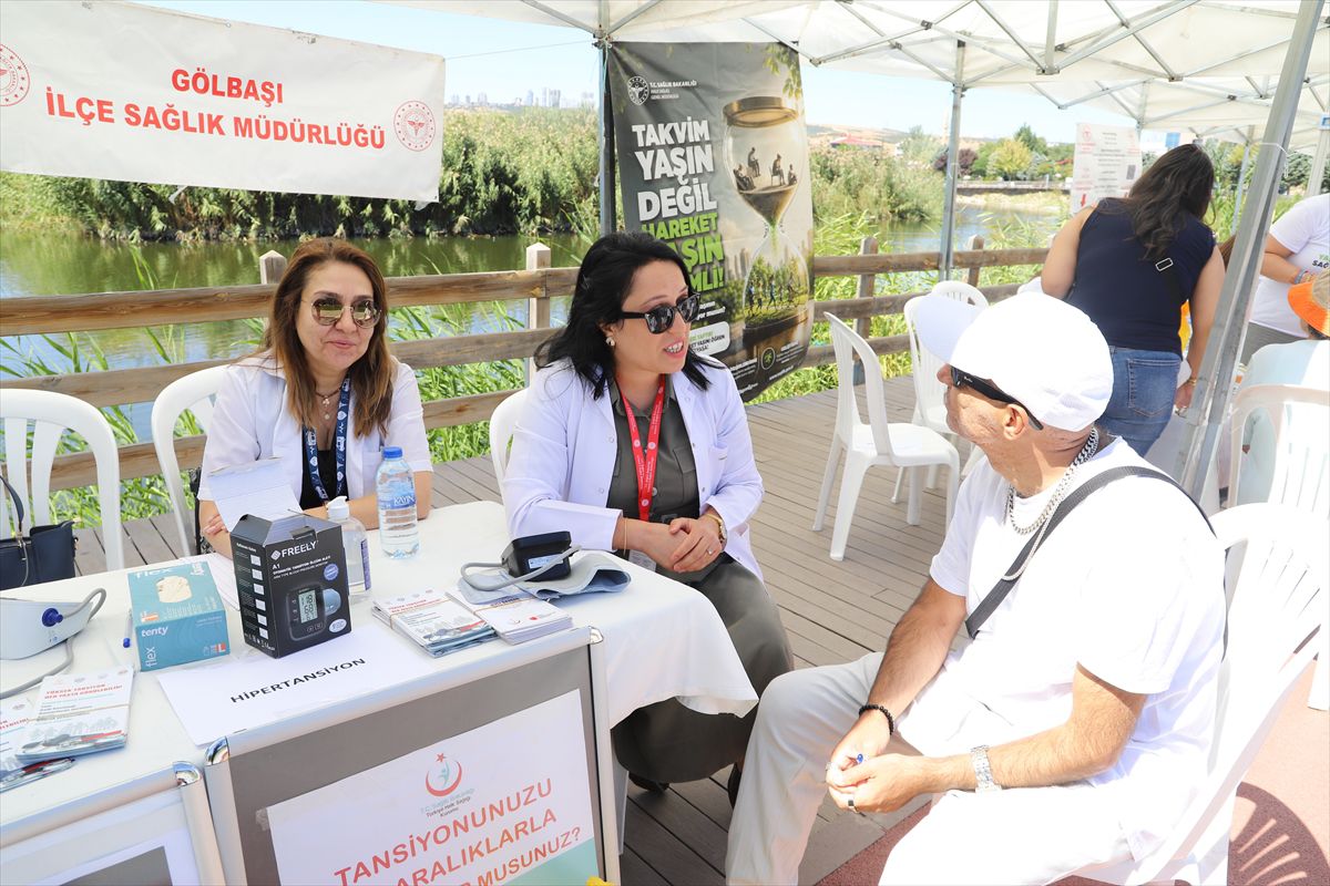 Gölbaşı'nda 'Bedenini Dinle, Harekete Geç' etkinliği yapıldı