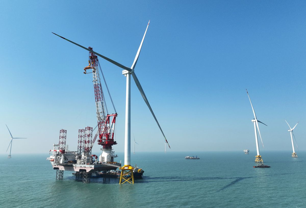 Gürcistan'da Çin yatırımıyla hayata geçirilecek ilk yeni enerji projesinin inşaatı başladı