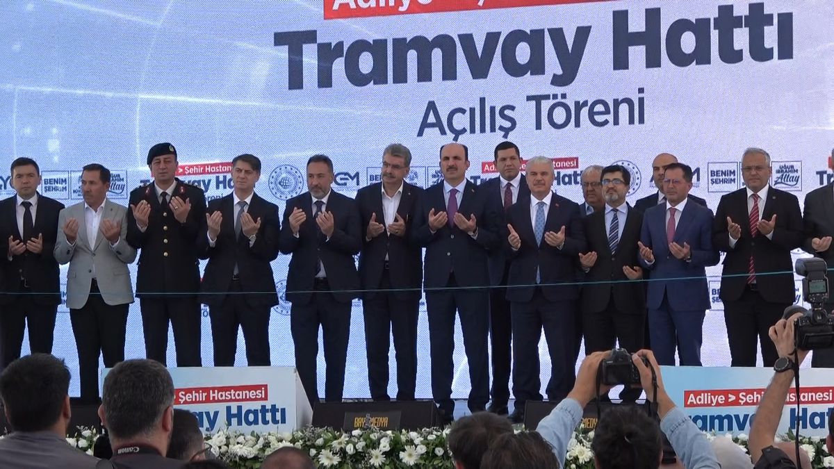 Konya’da Adliye-Şehir Hastanesi tramvay hattı açıldı