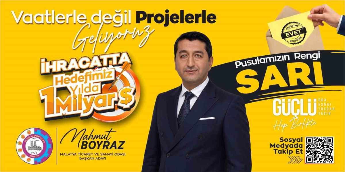 MTSO Başkan Adayı Boyraz’ın pusula rengi belli oldu