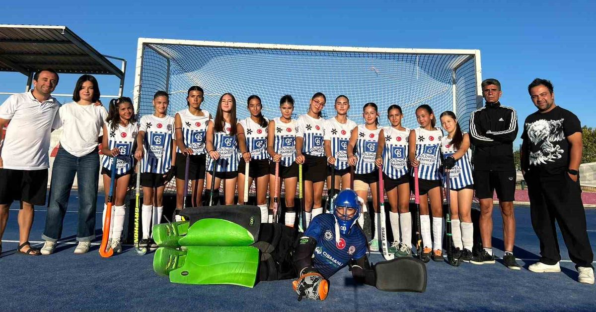 Muğla’nın U14 Kız Hokey takımı Türkiye 5’incisi oldu