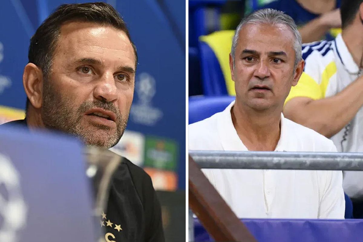 Okan Buruk ve İsmail Kartal'ın Şampiyonlar Ligi pozları olay oldu