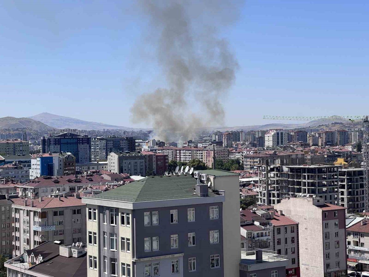Ot yangınında 6 dönüm alan kül oldu