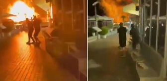 Rusya'nın tatil cennetinde alevler yükseldi! İnsansız deniz araçlarıyla vurdular