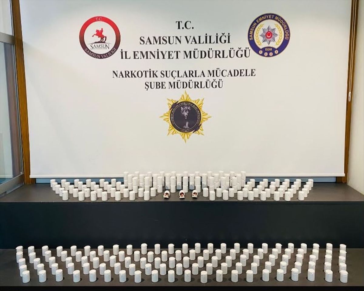 Samsun'da uyuşturucu operasyonunda 4 şüpheli yakalandı