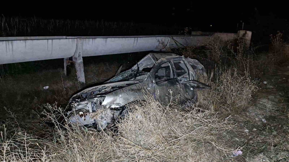 Takla atan otomobilden fırlayan şahıs hayatını kaybetti