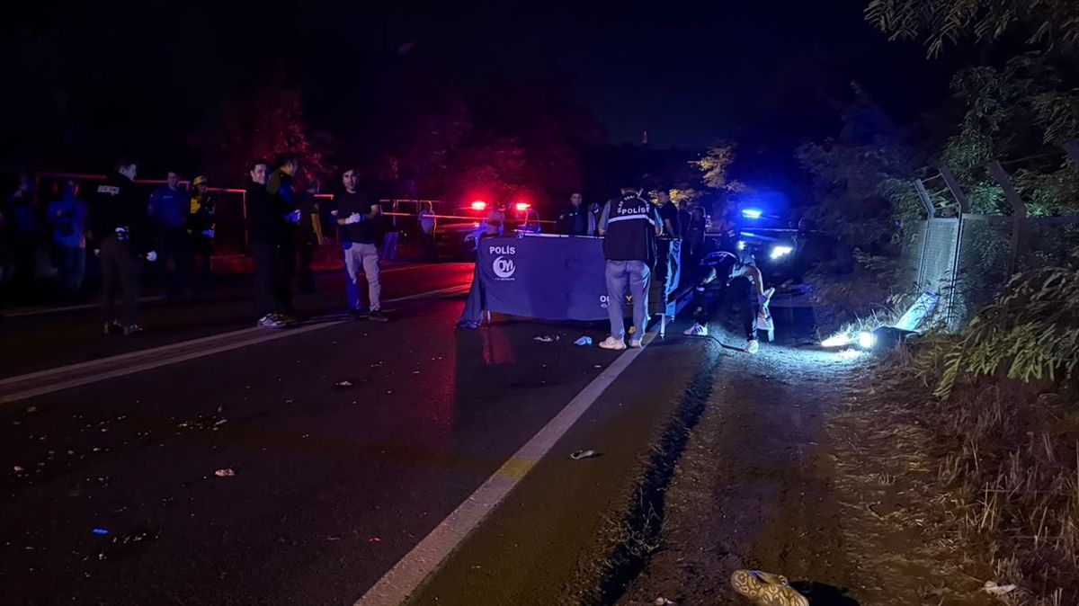 Tekirdağ'da devrilen motosikletin sürücüsü öldü