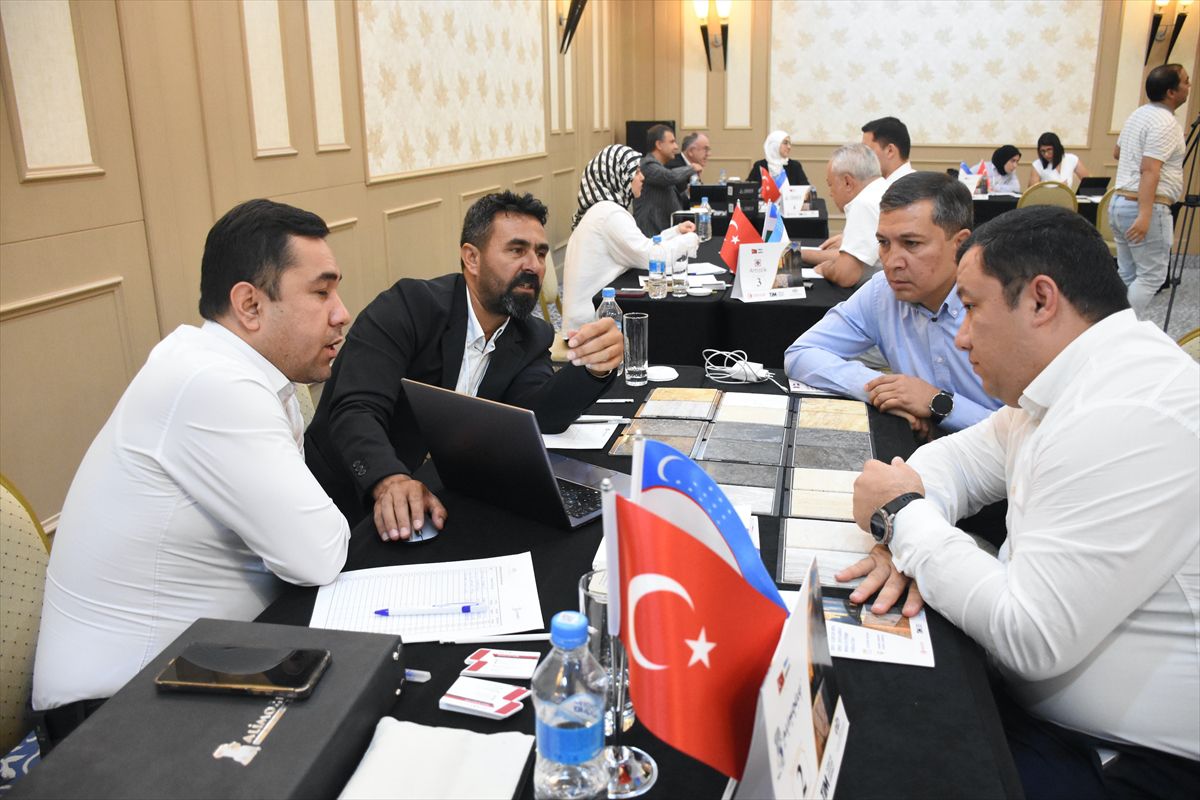 Türk doğal taş ve mermer üreticileri, Özbekistanlı iş insanlarıyla buluştu
