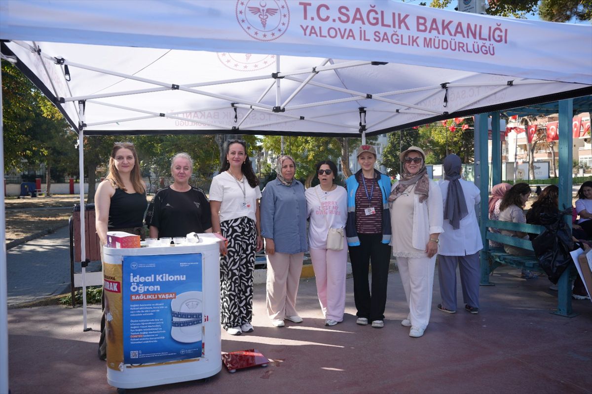 Yalova'da Halk Sağlığı Haftası kapsamında yürüyüş düzenlendi