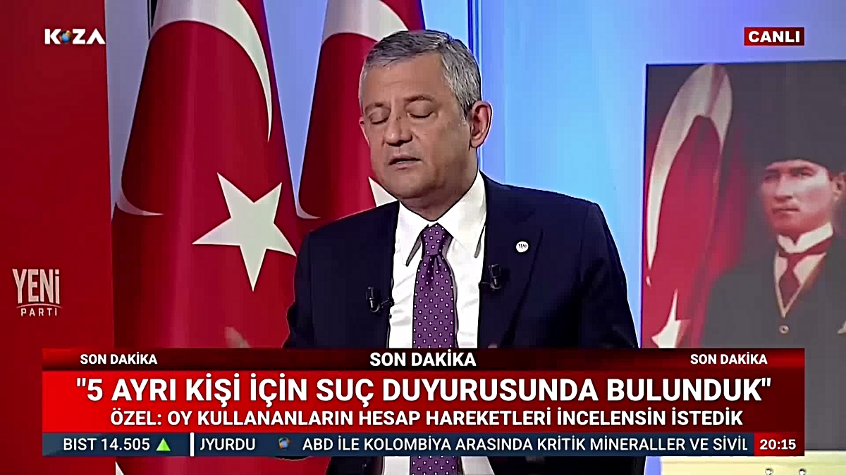 YENİ Parti Genel Başkanı Özel'den, erken yerel seçim çağrısı: "İstedikleri tarihte yerel seçimleri yenileyelim"