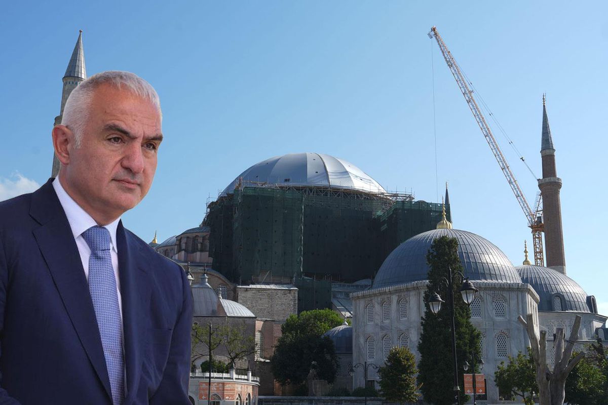 Ayasofya'nın mihrap bölümündeki kubbede güçlendirme ve konservasyon çalışmaları başlıyor
