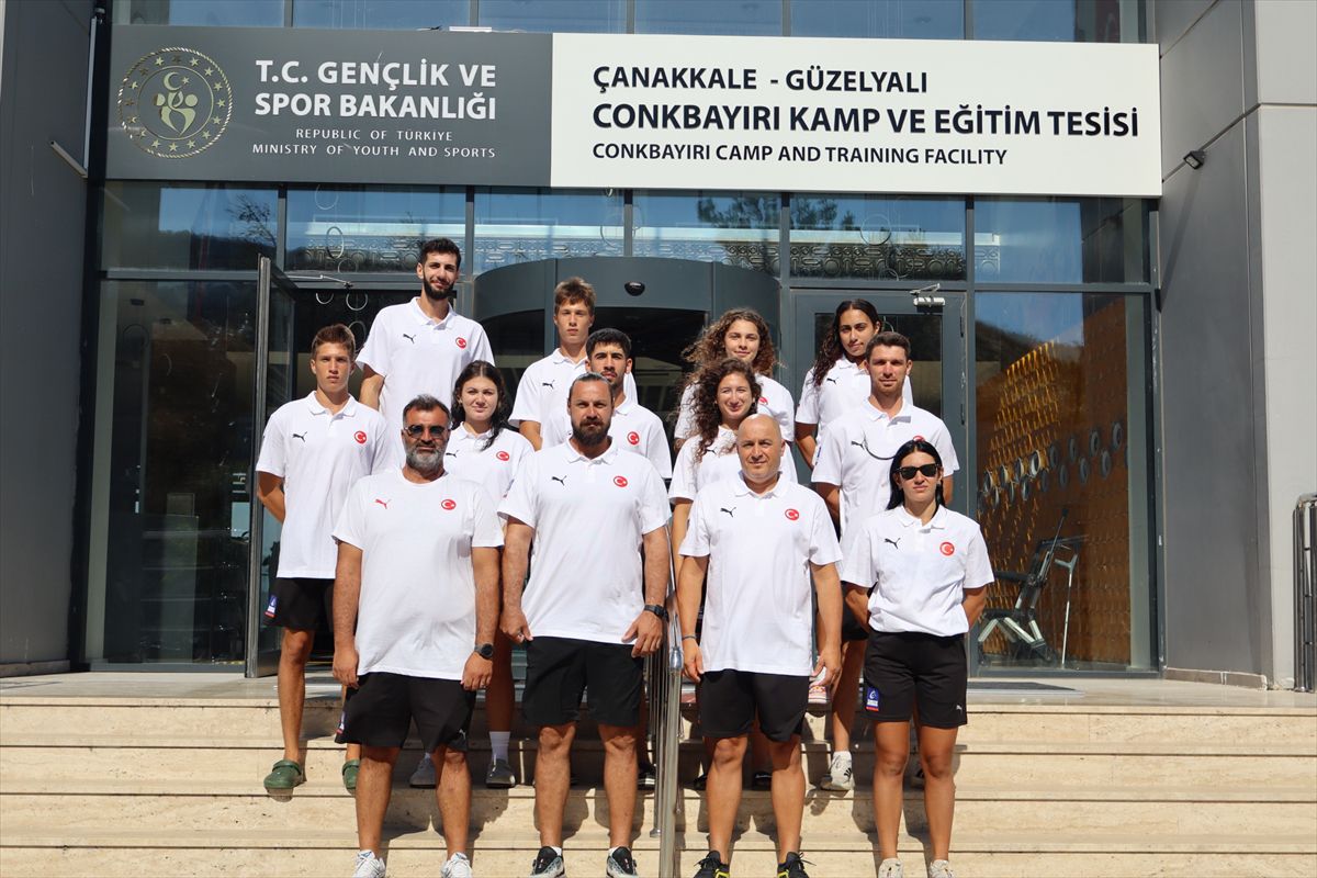 Beach Sprint Avrupa Şampiyonası'nın hazırlık kampı Çanakkale'de sürüyor