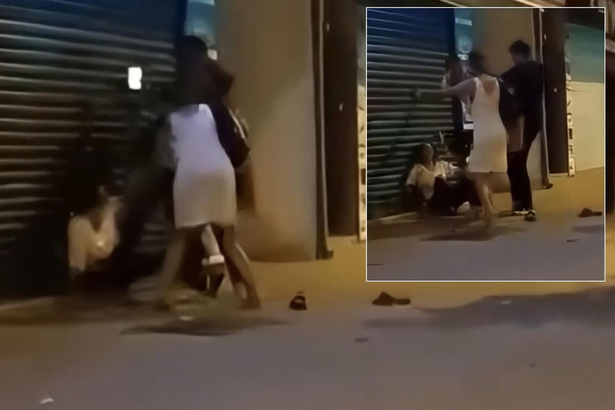 Sokak ortasında darbedilen kadın, erkek arkadaşından şikayetçi olmadı