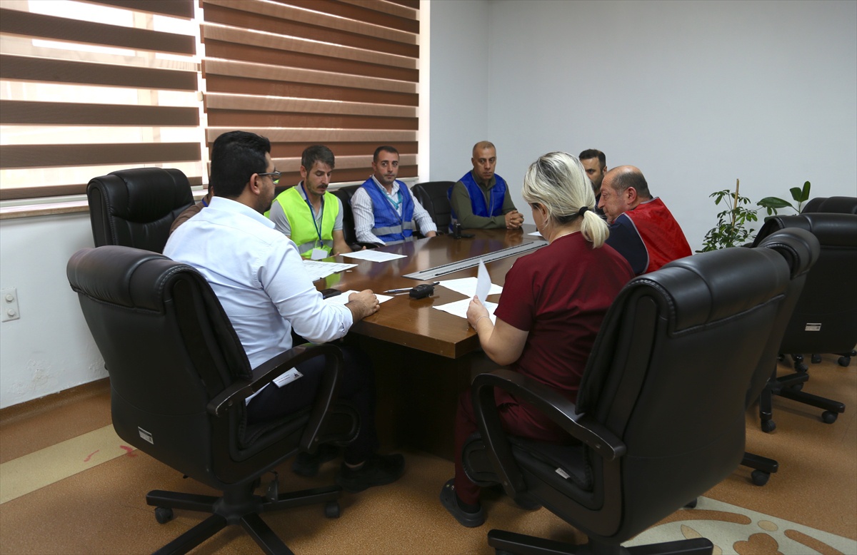 Bitlis Devlet Hastanesi'nde deprem tatbikatı yapıldı