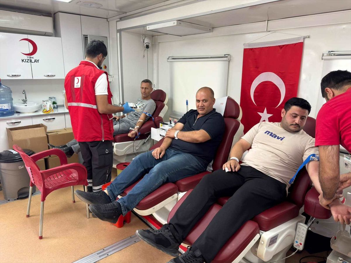 Çermik'te kan bağışı kampanyası düzenlendi