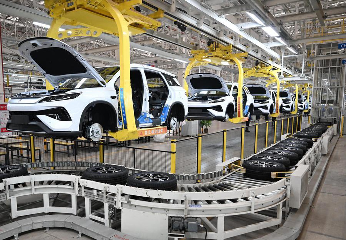 Çin'de araç satışlarında yeni enerjili araçların payı ağustosta yüzde 60'a yükseldi