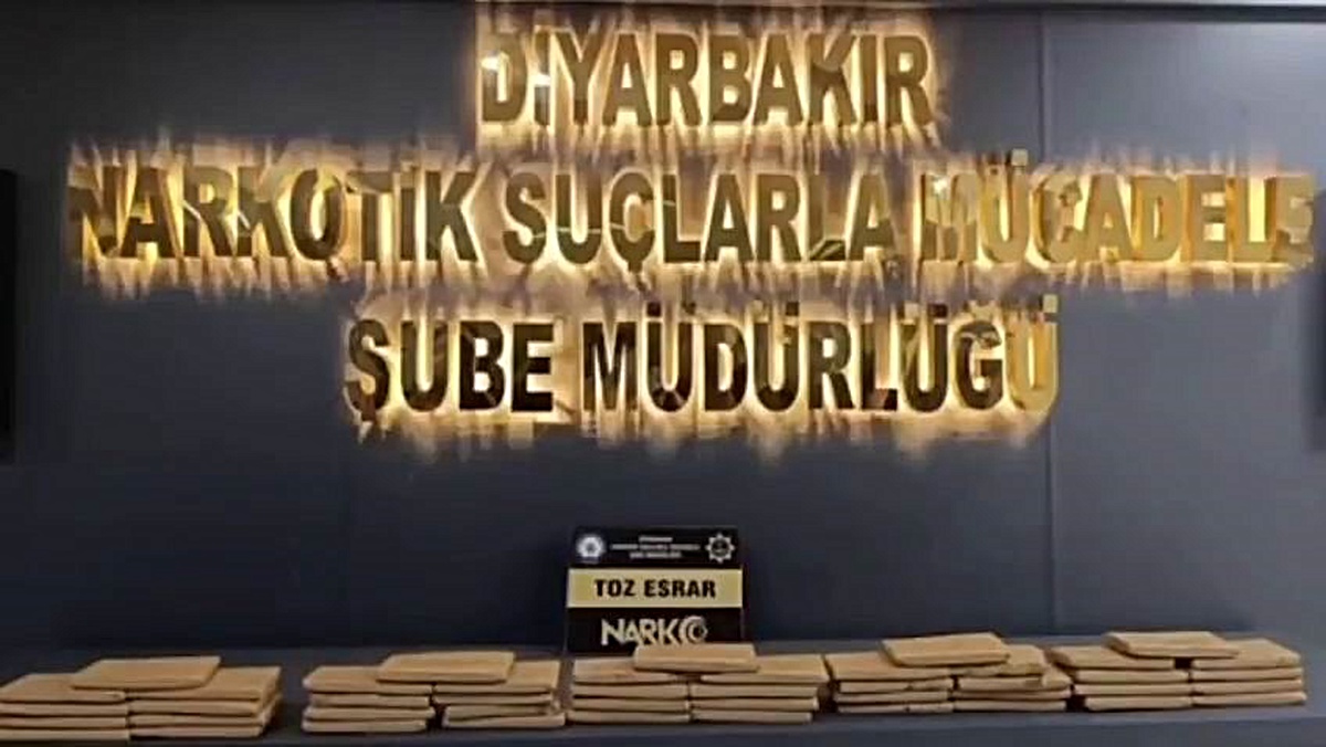 Diyarbakır’da 14 kilo esrar ele geçirildi, 1 kişi tutuklandı