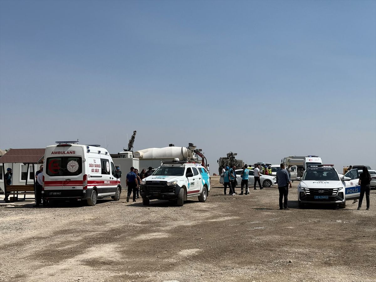 Gaziantep’teki tünel inşaatında yaşanan iskele çökmesinde 1 işçi yaralandı