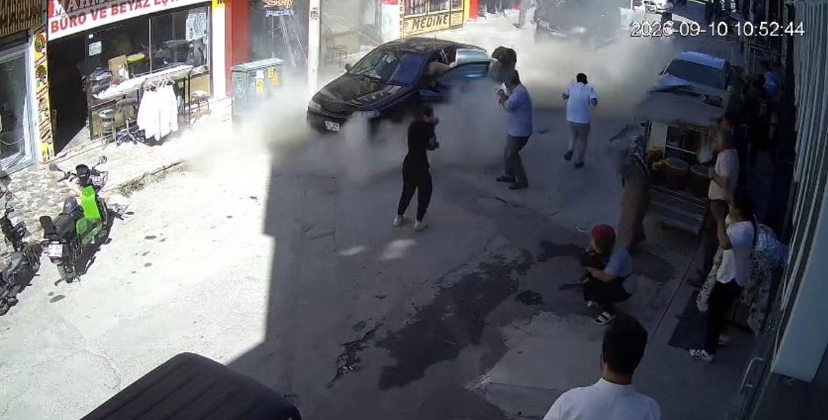 İş yerinde tüp patladı, vatandaşlar büyük panik yaşadı
