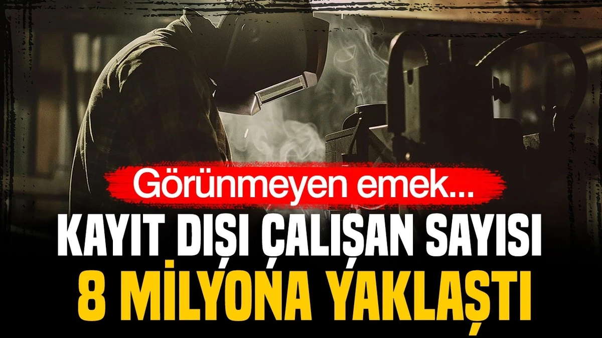 Kayıt dışı istihdam oranı ikinci çeyrekte yüzde 24,4 oldu