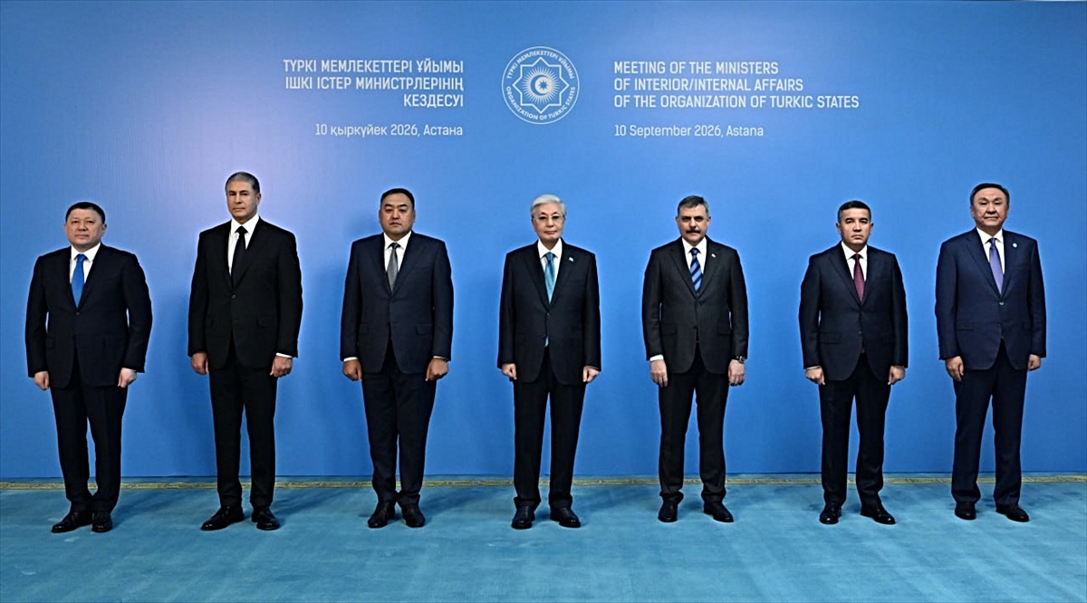 Kazakistan Cumhurbaşkanı Tokayev, Türk Devletleri Teşkilatı İçişleri Bakanları ile bir araya geldi