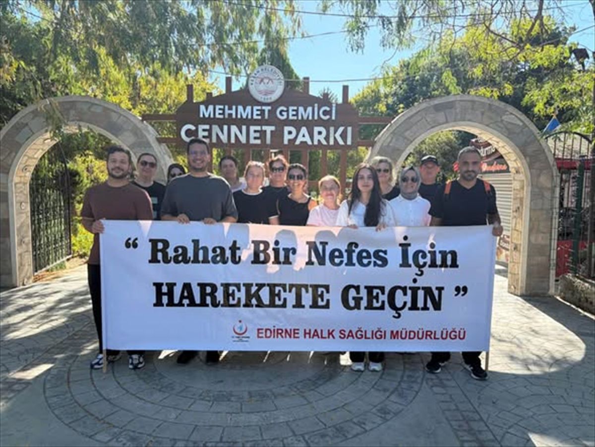 Keşan'da obeziteyle mücadele için 'Bedenini Dinle Harekete Geç' etkinliği düzenlendi