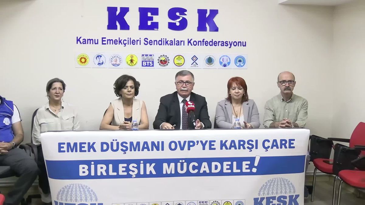 KESK'ten OVP eleştirisi: 'Bu OVP yılladır emeği hedef alan saldırıların son halkasıdır'