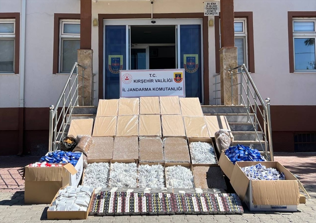 Kırşehir'de 189 bin makaron ele geçirildi