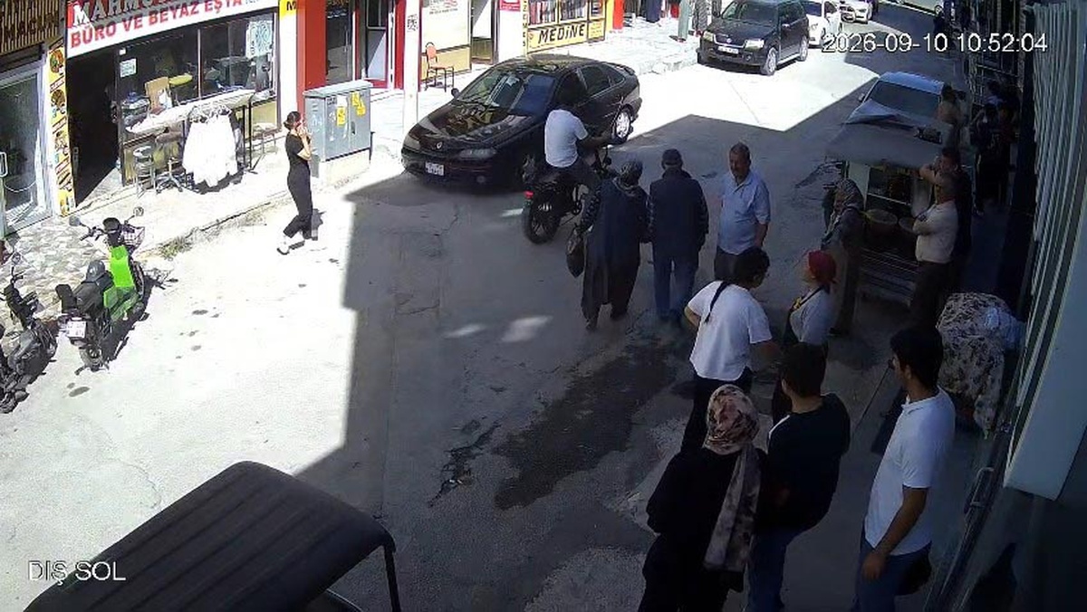 Konya'da iş yerinde patlama anı kamerada