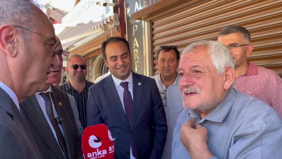 Konya’da Mahmut Tanal’a dert yanan emekli: “24 bin 700 lira emekli maaşı 4 gün yetiyor”