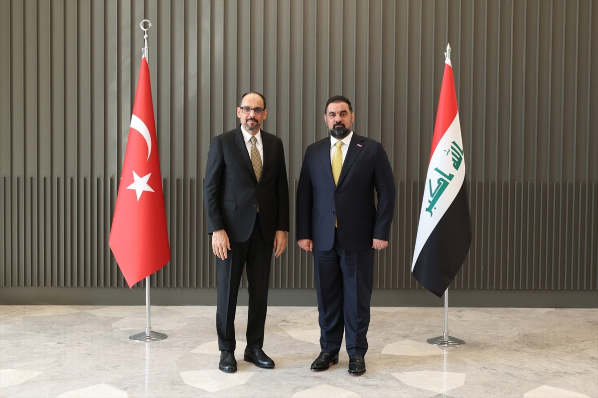 MİT Başkanı Kalın, Irak Temsilciler Meclisi Başkanı Halbusi ile Ankara'da görüştü