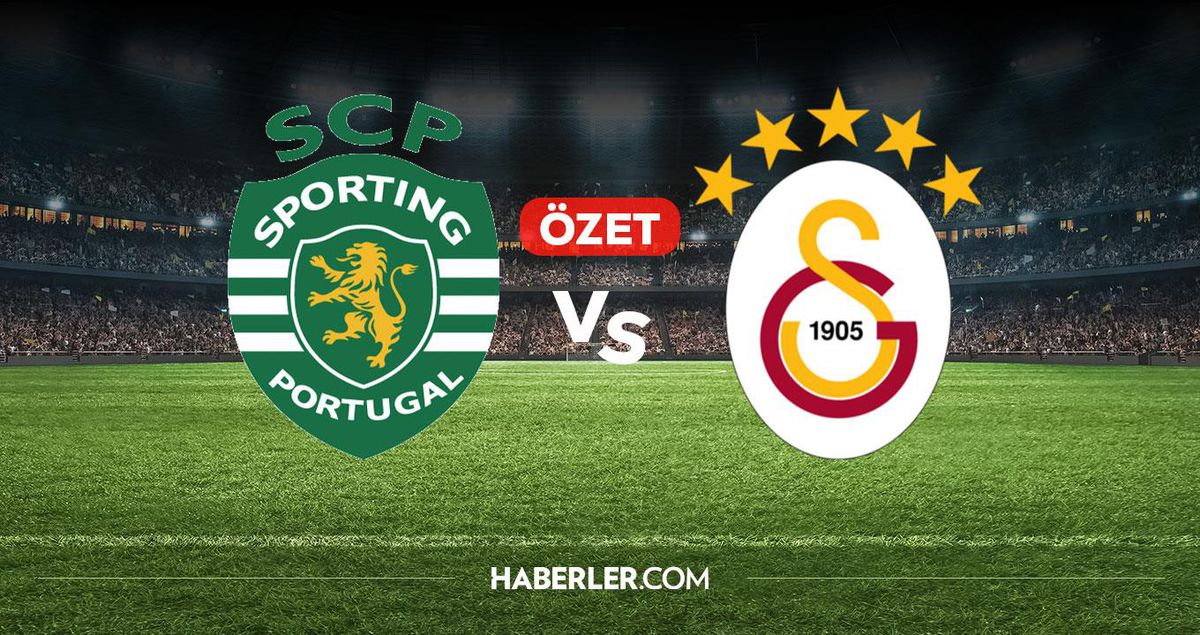 Sporting Galatasaray maç özeti ve golleri! (ÖZET) Sporting Galatasaray kaç kaç bitti, golleri kim attı?