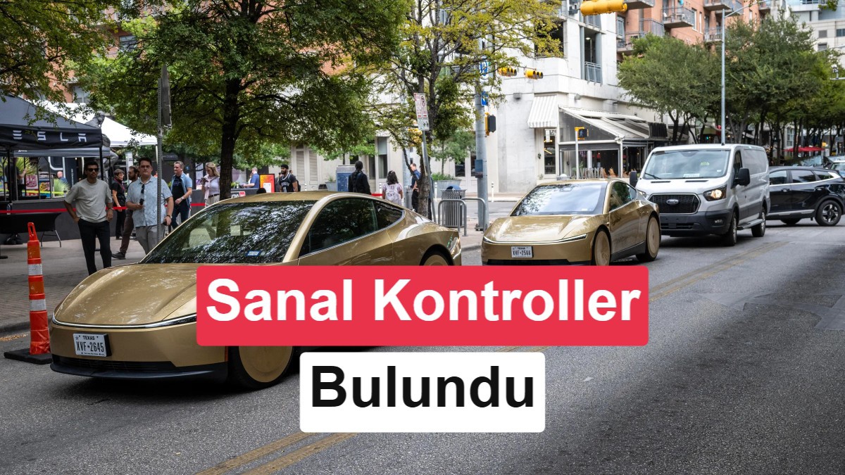 Tesla Cybercab'de gizli manuel sürüş modu ortaya çıktı