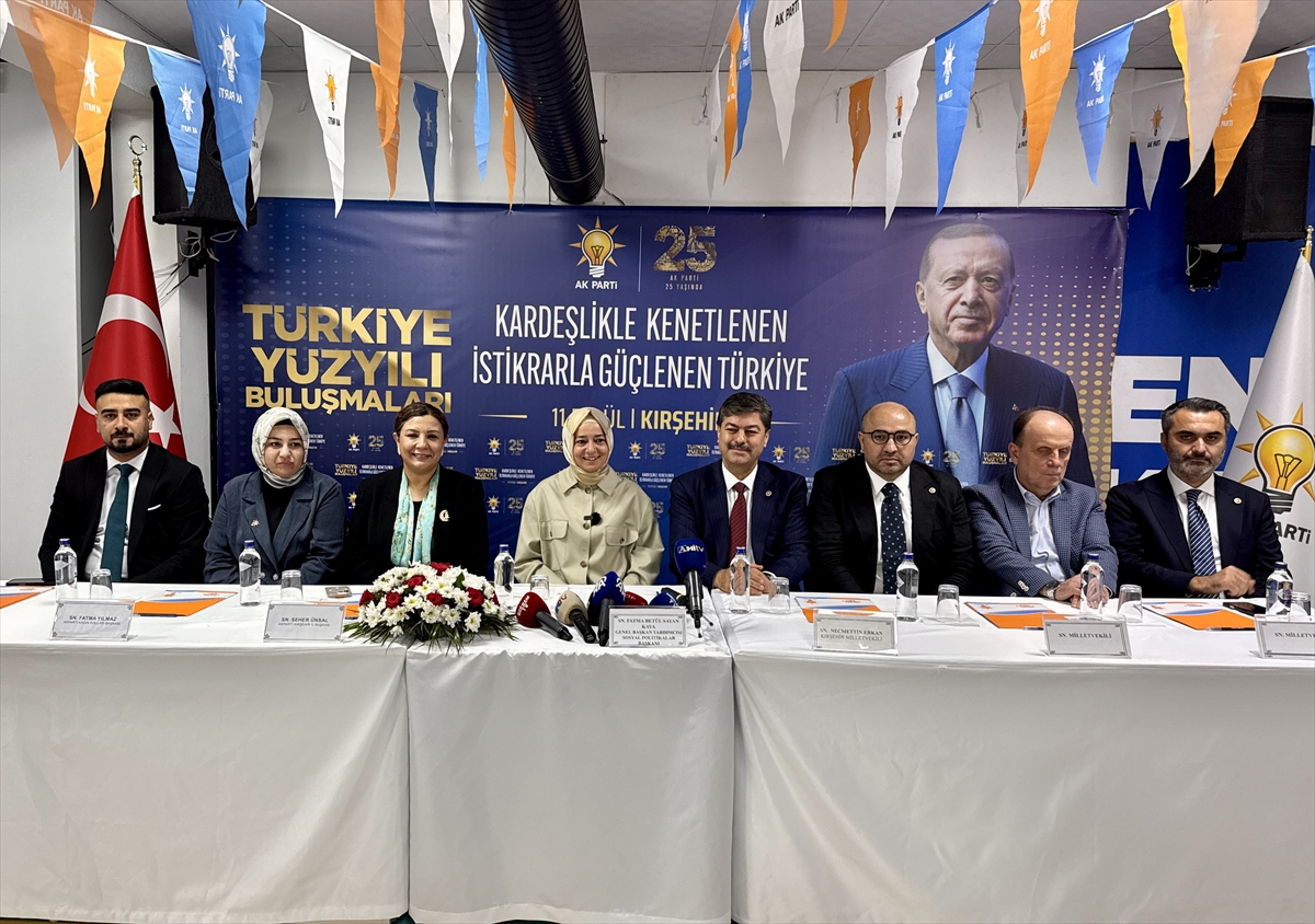 AK Parti Genel Başkan Yardımcısı Kaya, Kırşehir’de “Türkiye Yüzyılı Buluşmaları” programında konuştu: