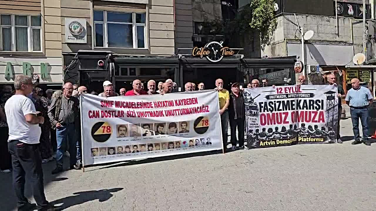 Artvin’de 12 Eylül’ün 46. yılında eşitlik, özgürlük ve demokrasi vurgusu