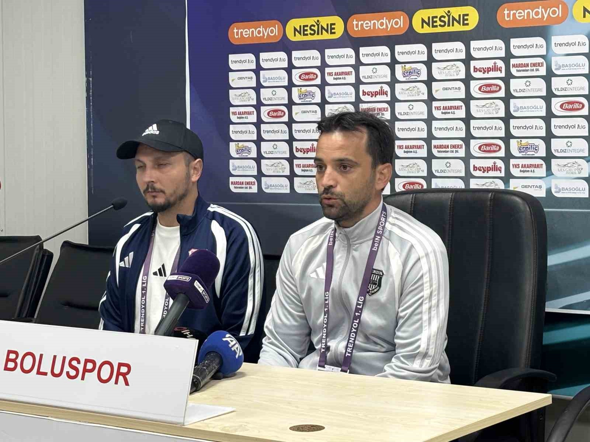 Boluspor- Pendikspor maçının ardından