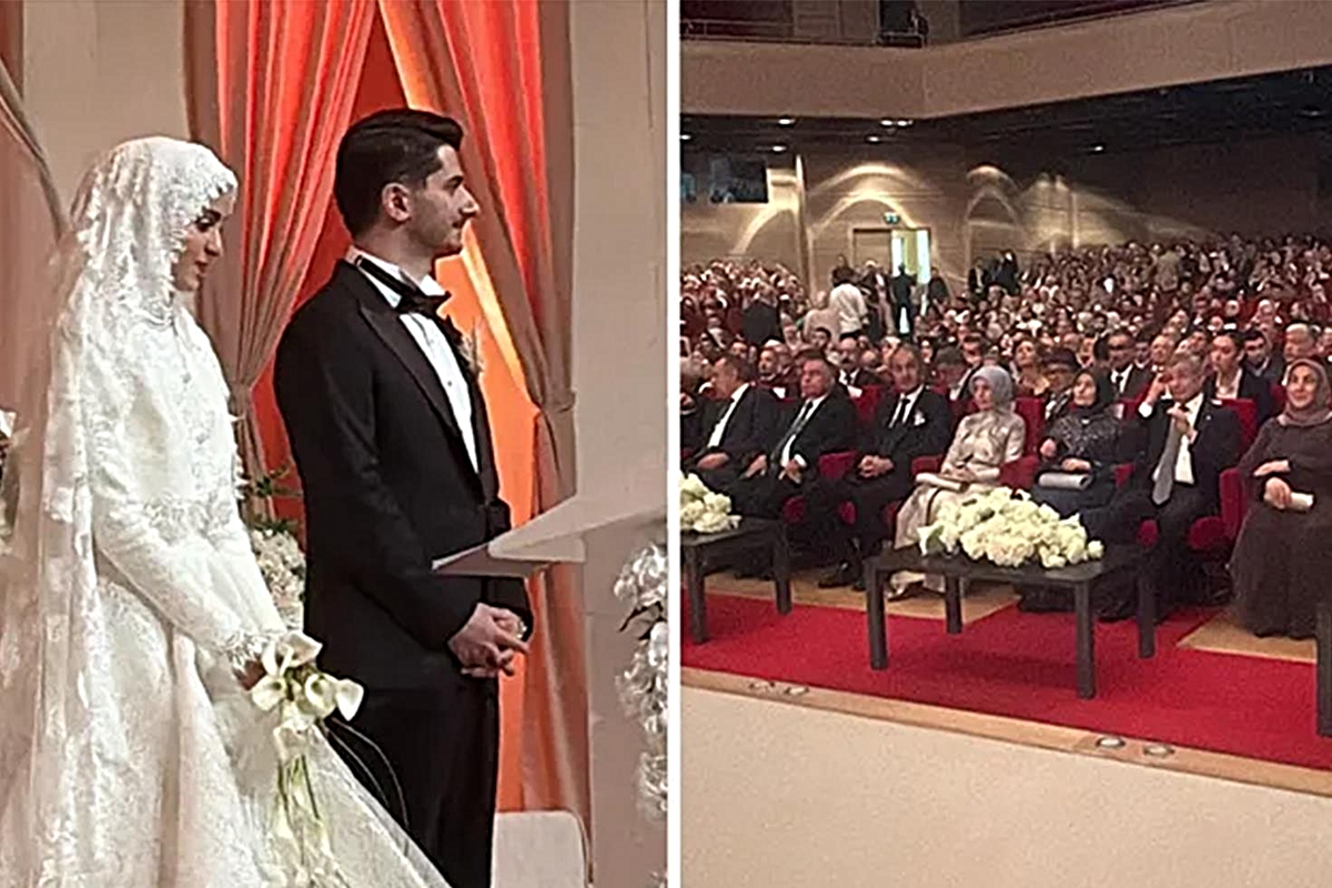Davutoğlu'nun oğlunun nikahında dikkat çeken detay! Erdoğan davete katılmadı