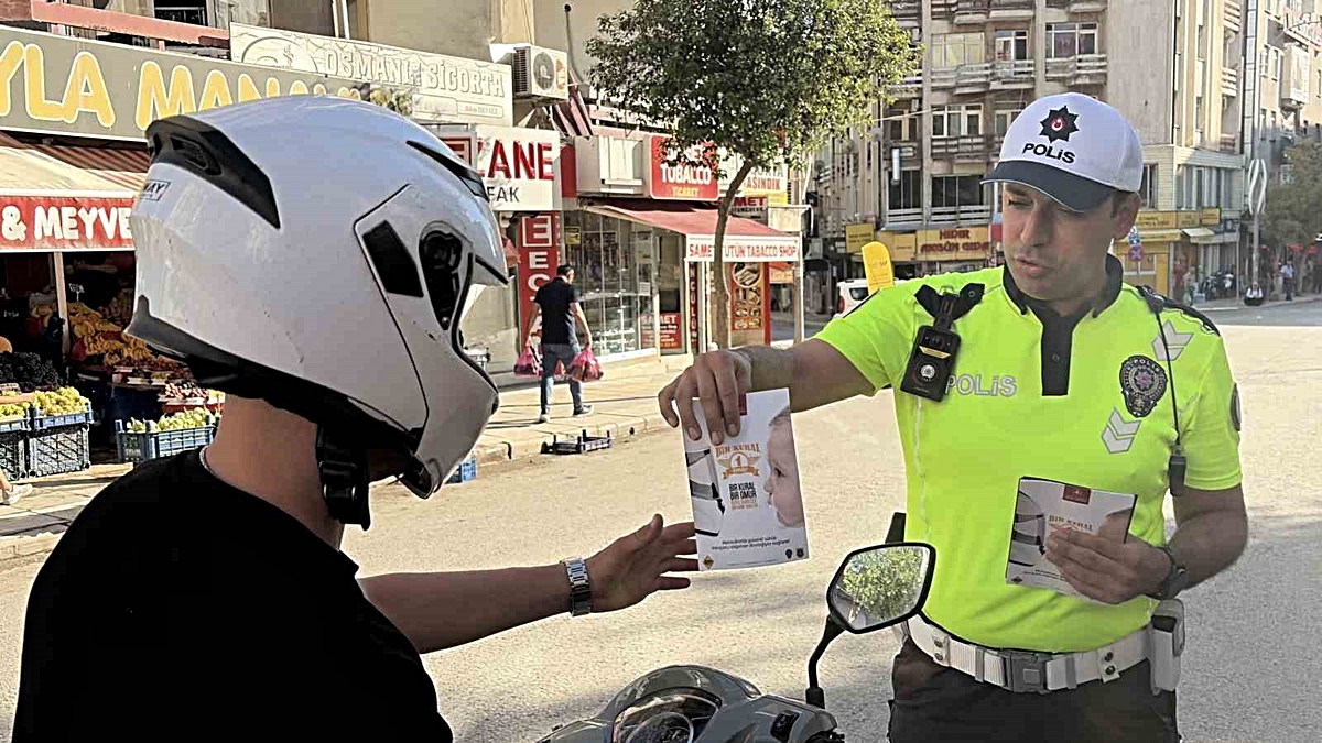Elazığ’da 89 motosiklet sürücüsüne 848 bin lira ceza