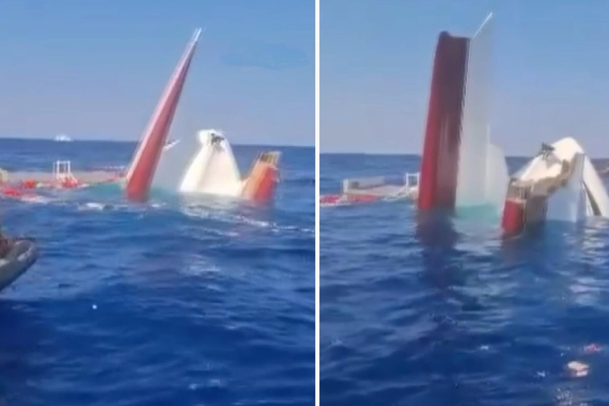 Girne’de batan geminin yeni görüntüleri ortaya çıktı