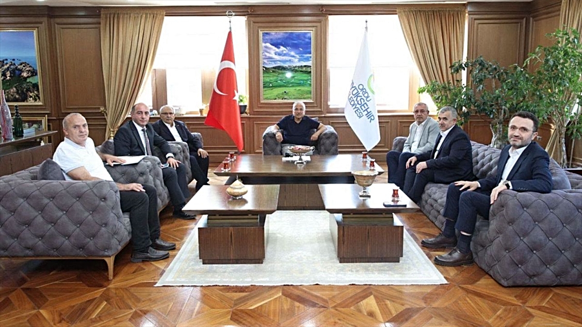Göynücek Belediye Başkanı Şahin'den Ordu Büyükşehir Belediyesine ziyaret