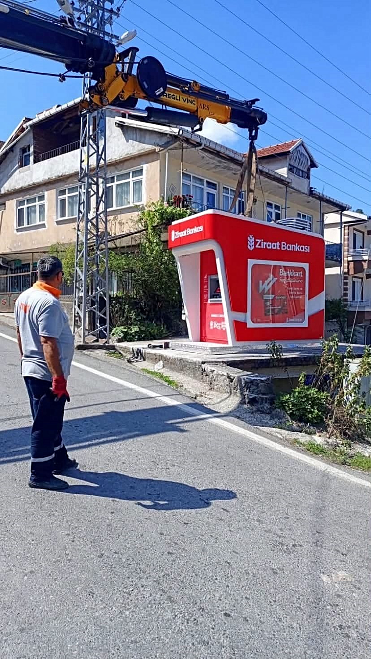 Kaptaş’a ATM hizmeti kazandırıldı
