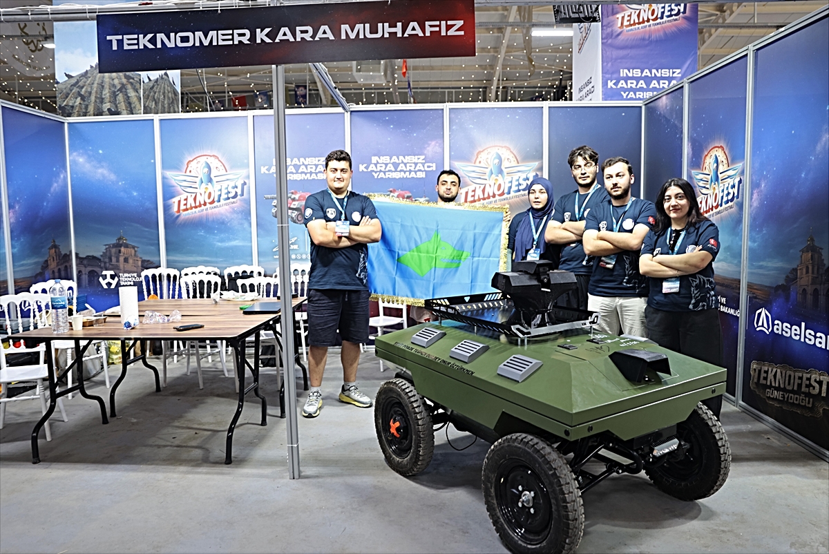 Mardin'de 'TEKNOFEST İnsansız Kara Aracı Yarışması' sona erdi
