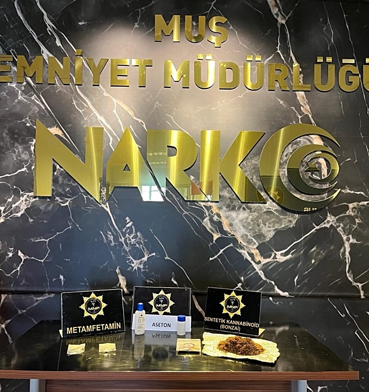Muş'ta uyuşturucu ele geçirildi