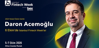 Nobel ödüllü Daron Acemoğlu, 6 Ekim’de İstanbul Fintech Week sahnesinde